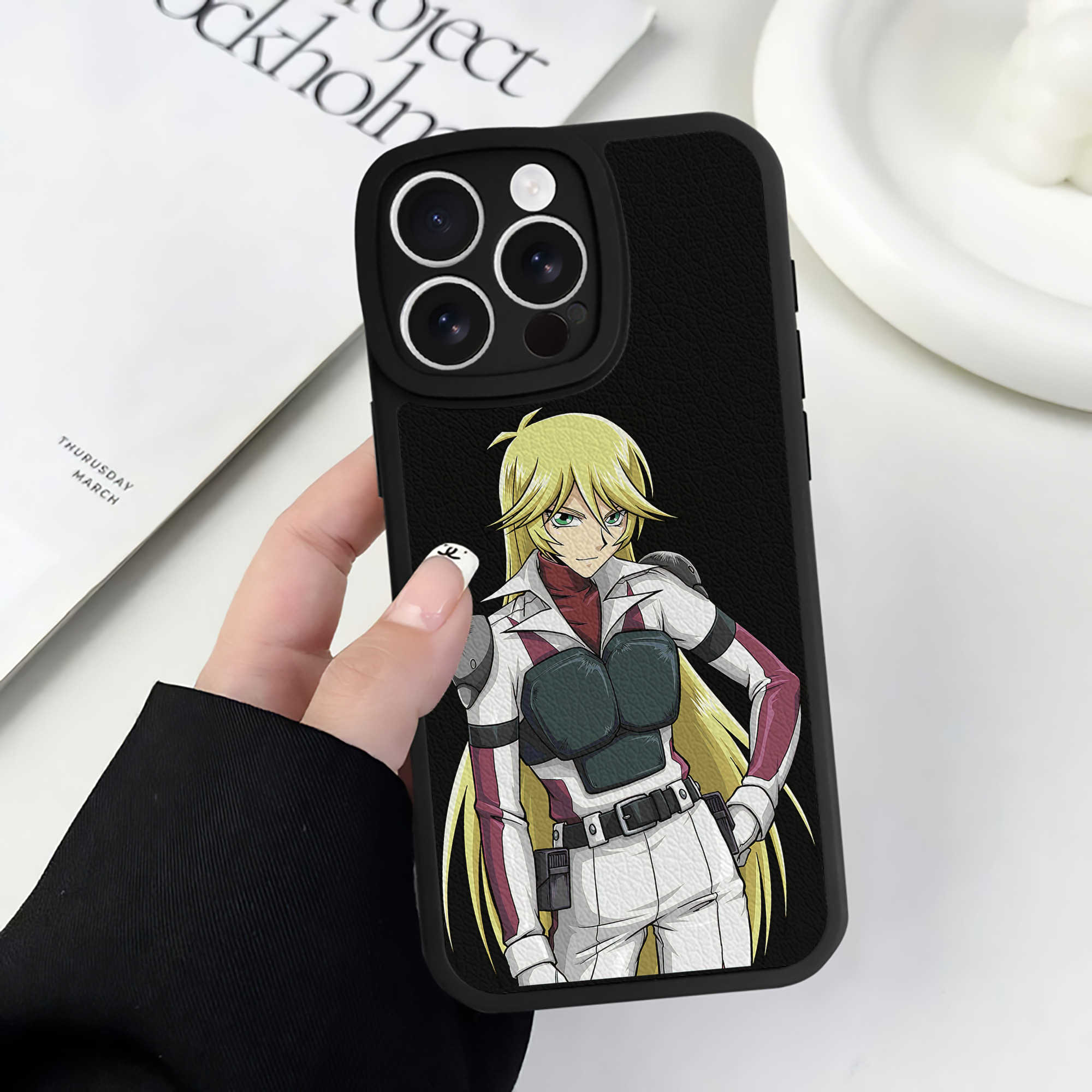 （画像用） 遊☆戯☆王 Yu-Gi-Oh! 【iPhone 16シリーズ対応】シリコンスマホケース（レザー調） 材質：シリコン